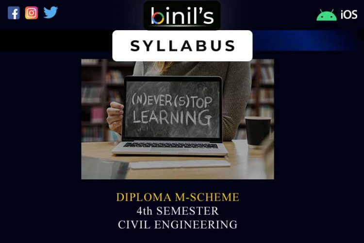 Diploma M Scheme 4th Sem Civil Syllabus