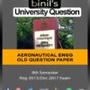 Anna University Reg-2013 B.E 8th Sem Aeronautical Engineering Question Paper Dec 2017