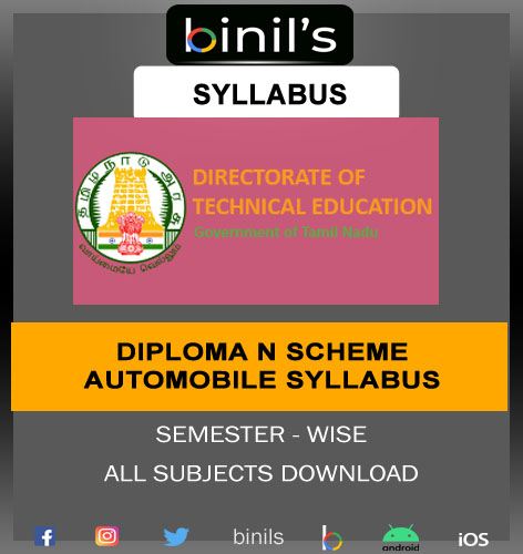 Diploma N scheme Automobile syllabus